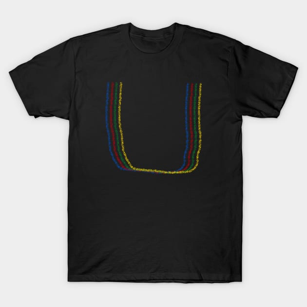 The letter U! T-Shirt by spinlifeapparel